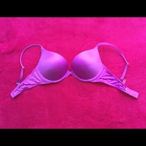PINK Lilac Push-Up Bra